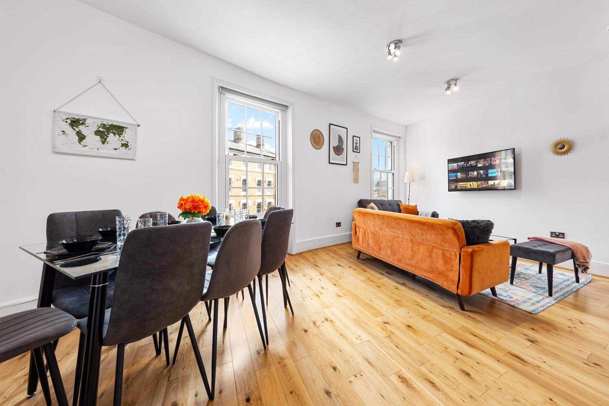 Stylish 3 Bedroom Serviced Apartment In Kings Cross Londres Extérieur photo